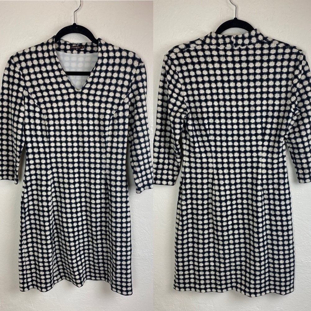 J. McLaughlin Dress print office work or casual XS